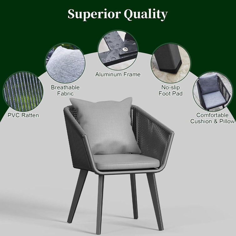 1 piece outdoor dining chair outlet cushion